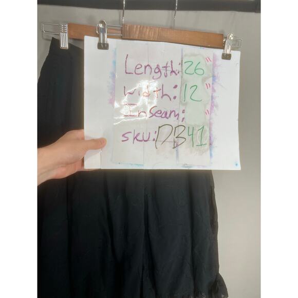 Black Peace Now Sz M Grunge Y2K Goth Skirt Japan Jirai Kei Style BPN Peasant - Picture 4 of 14